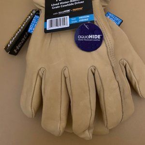 Gloves- Work-Men Medium-Water Resistant-NEW